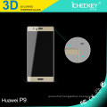 2016 Anti-Fingerprint 3D 0.26mm Tempered glass screen protector for Huawei P9